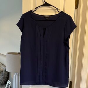 Express Women's Deep Blue Blouse